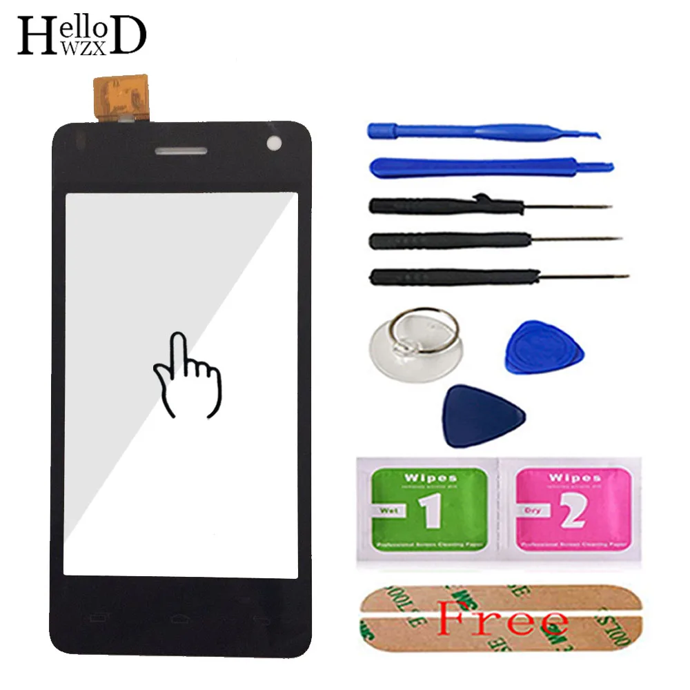 

Touch Screen Glass For Fly IQ4491 IQ4501 IQ4502 IQ4503 IQ4504 Touch Screen Digitizer Panel Front Glass Lens Sensor Tools