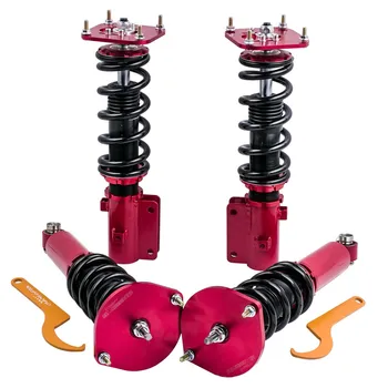 

Full Coilover Suspension Shock for Mazda RX-7 RX7 FC FC3S S4 S5 85-91 Shock Absorber Red Coilovers Strut