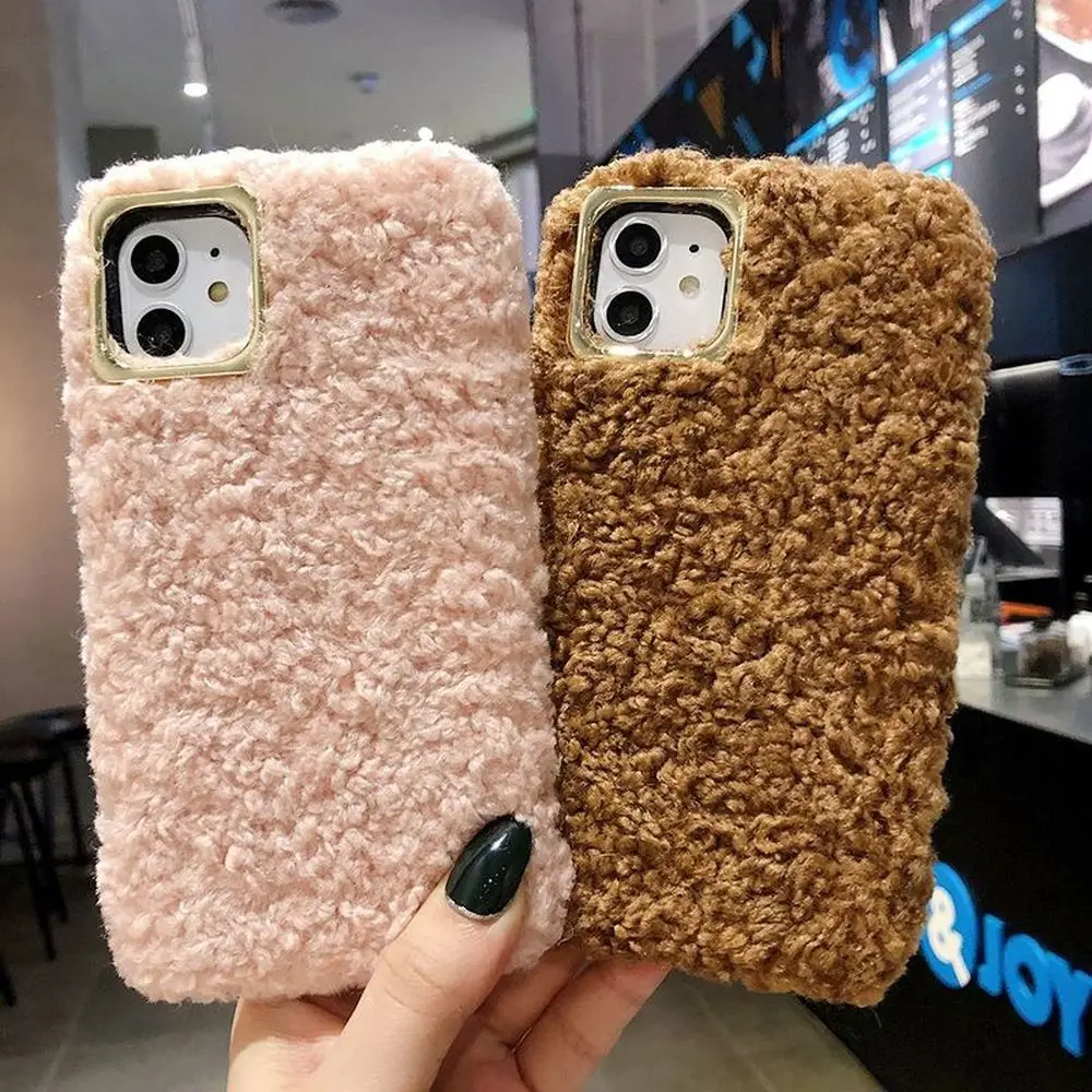 LAPOPNUT супер мягкий силиконовый милый зимний теплый плюшевый пушистый