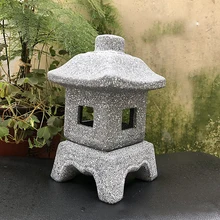Пагода Патио Подсвечник японский стиль декоративный отдельно стоящий керамический Маяк скульптура садовый орнамент светодиодные фонари двор