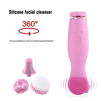 

Silicone Face washer cleaning instrument automatic Face Cleansing Brush electric pore face deep cleaning artifact silicone