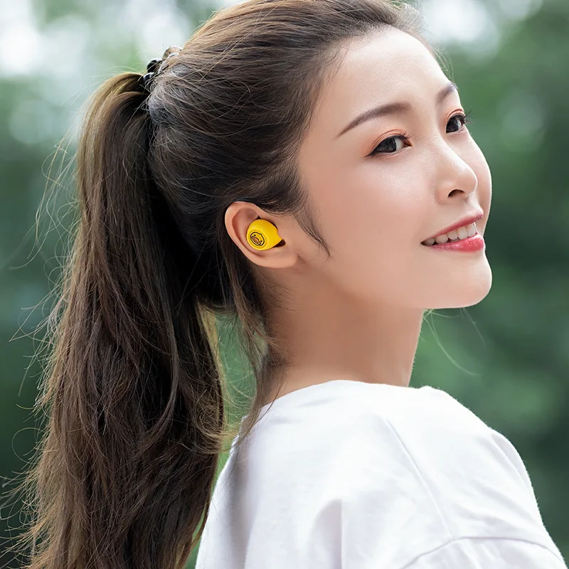 

B. Duck Small Yellow Duck Really Wireless Bluetooth Headset Dual Handle In-ear Mini Hidden Mobile Phone BOY'S And GIRL'S-Cute