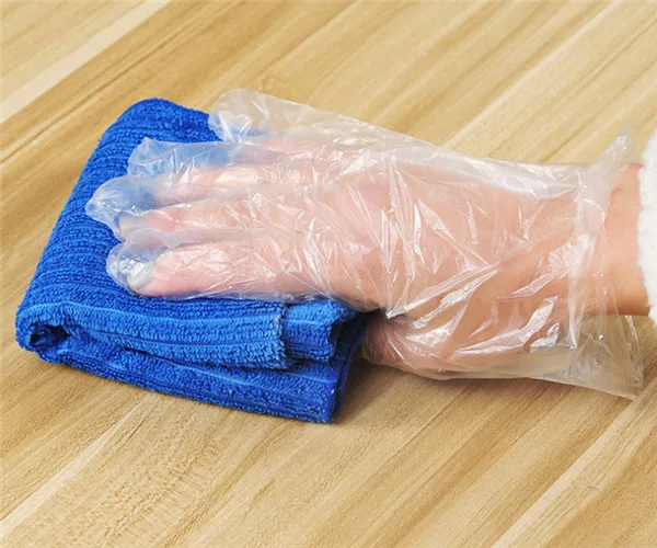50 шт./лот одноразовые перчатки одноразовые пластиковые перчатки для ресторана и барбекю прозрачные экологически чистые PE перчатки аксессуары для кухни и сада