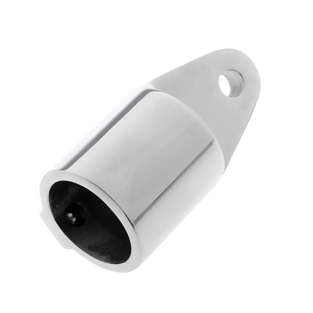 4 Pieces Eye End Cap Bimini Top Fitting Hardware 1'' Marine Stainless Steel