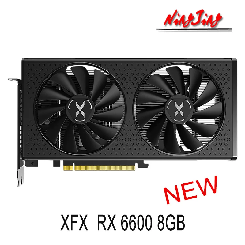 best graphics card for gaming pc XFX AMD Radeon RX 6600 NEW Core Gaming Graphics Card with 8GB GDDR6 AMD 128-bit 7nm GPU support AMD Intel Desktop Motherboard video card in computer