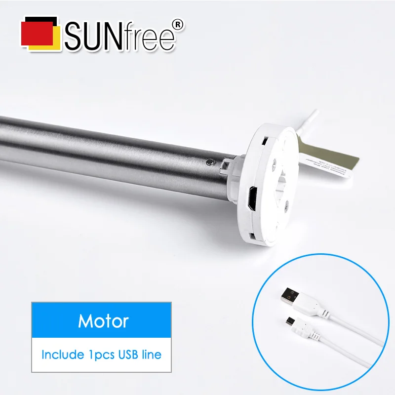 motor only Sunfree интеллектуальные электрические рольставни DC 5 в беспроводной литиевый аккумулятор жиронепроницаемый, водонепроницаемый автоматический рольставни для офиса/дома - Цвет: motor only