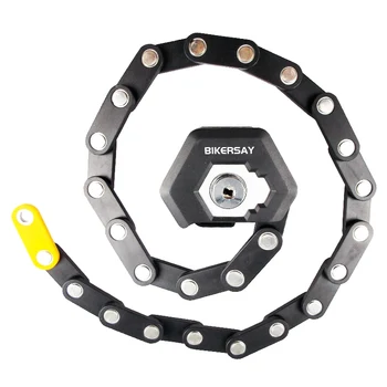 

Anti-Theft Mountain Bike Lock Hamburg Lock Anti-Hydraulic Shearing Folding Lock For Bike, Motorcycle, Bicycle, Door