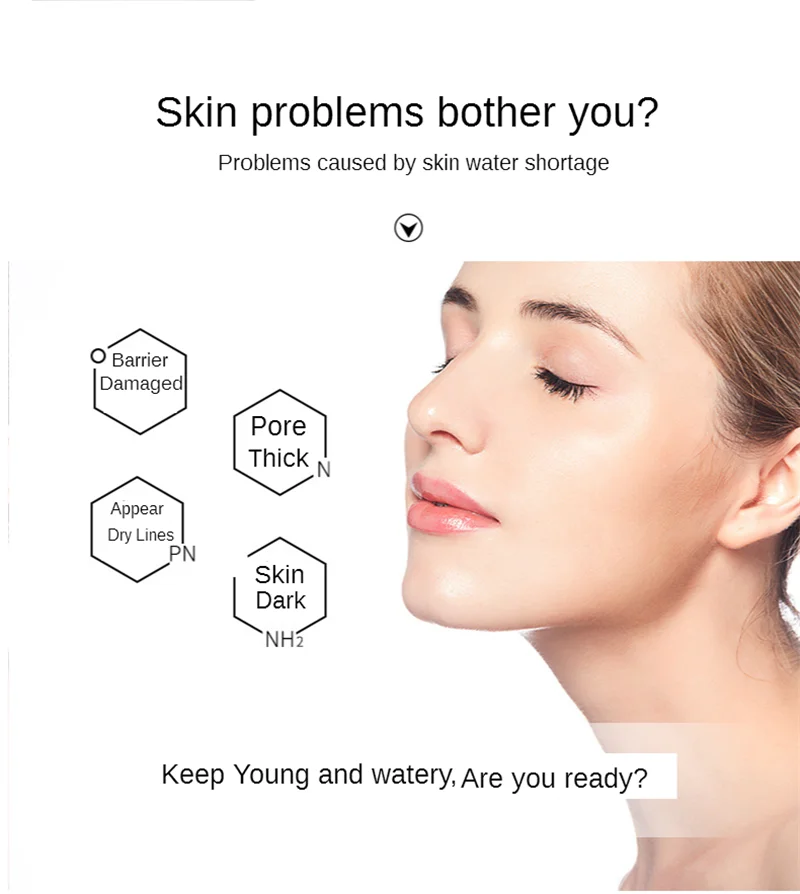Hyaluronic acid hydration graphic