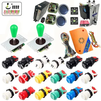 

2 Player DIY Arcade Kit Pandora box 9 1500 in 1 game board and joystick American HAPP Style Push Button for Arcade Machine