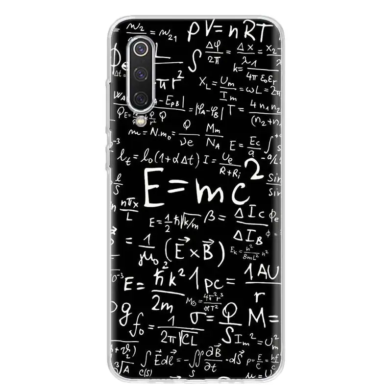TW163-4 Математика Эйнштейна ke формула крышка чехол для телефона для Xiao mi Red mi Note 8 Pro 8A 7 7A 5 5A 6A 4X S2 K20 mi 5X6X9 8 CC9 F1 корпус под плетенную сумку - Цвет: TW163-4
