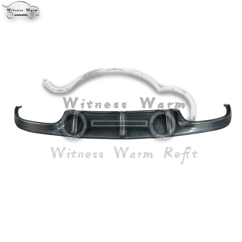 Для W204 C204 задний диффузор из углеродного волокна для губ Mercedes Benz W204 C63 AMG 2007-2011 диффузор заднего бампера