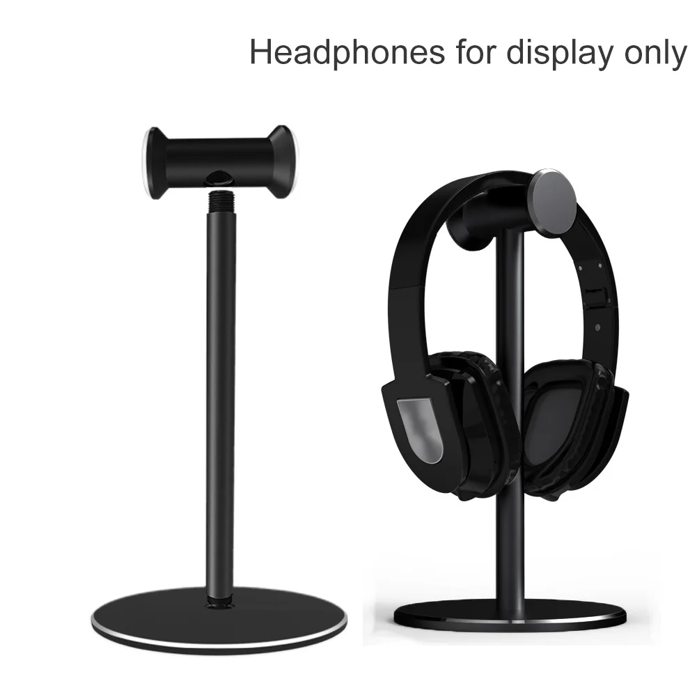 Table Top Headphone Hanger Aluminum Alloy Space Saving Freestanding Desk Display Home Headset Holder Multipurpose Anti Slip