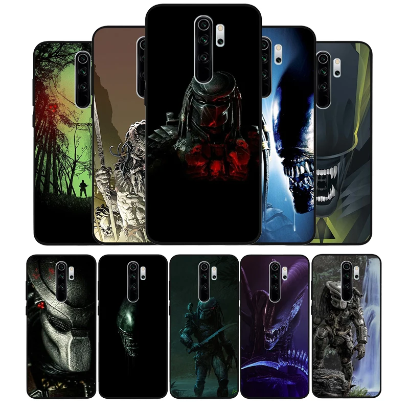 Чехол Alien Predator для Xiaomi Redmi note 9 8 7 6 5 4 Pro S чехол redmi 4A 4X Plus 5A 7A черный | Мобильные