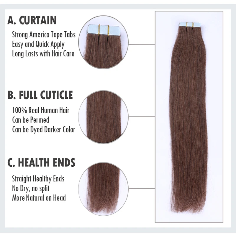 tape hair for white women