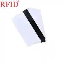 Высокая прочность пустая карта ПВХ магнитная полоса карта 2750 OE Hi-Co 3 трек магнитная карта для системы контроля доступа Быстрая