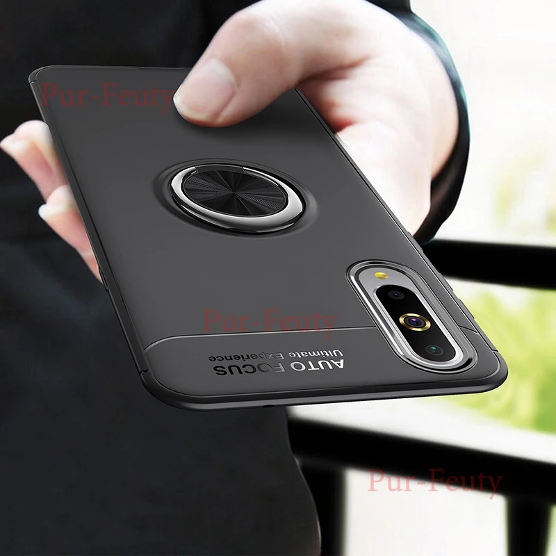 Чехол для Xiaomi mi 9 M1902F1A M1902F1G TPU бизнес с кольцом на палец магнетизм держатель задняя