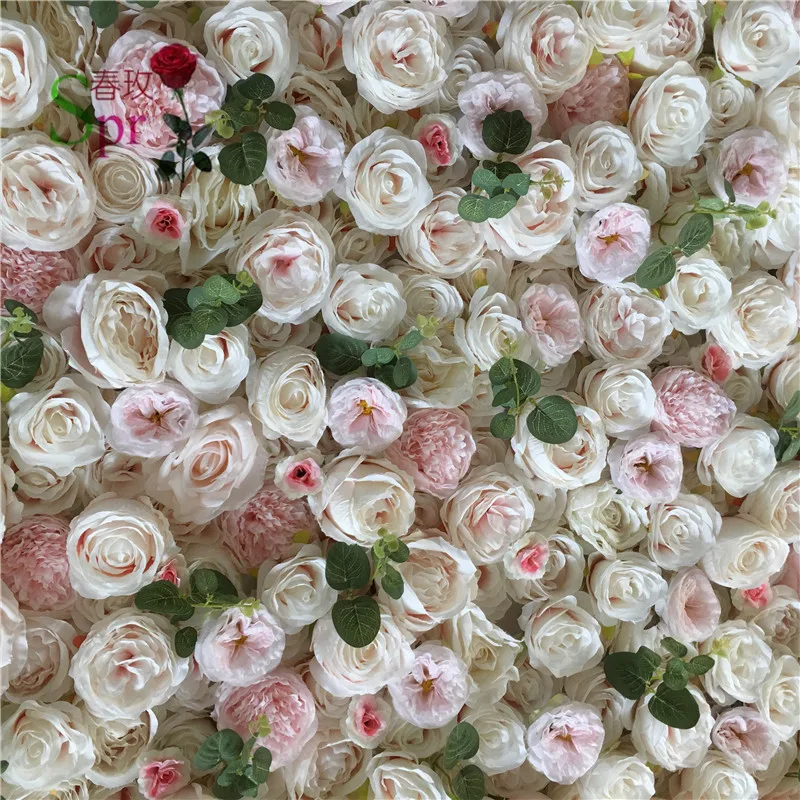 ノーブランド品 全7色 ピンク 人工 会場 壁 結婚式 背景花 花 装飾 ストアー 人工