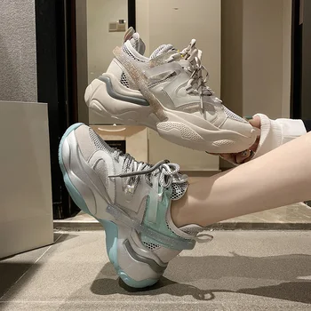 

2020 new daddy shoes women ins net red shoes women casual mesh running shoes shoes for women sneakers platform shoes