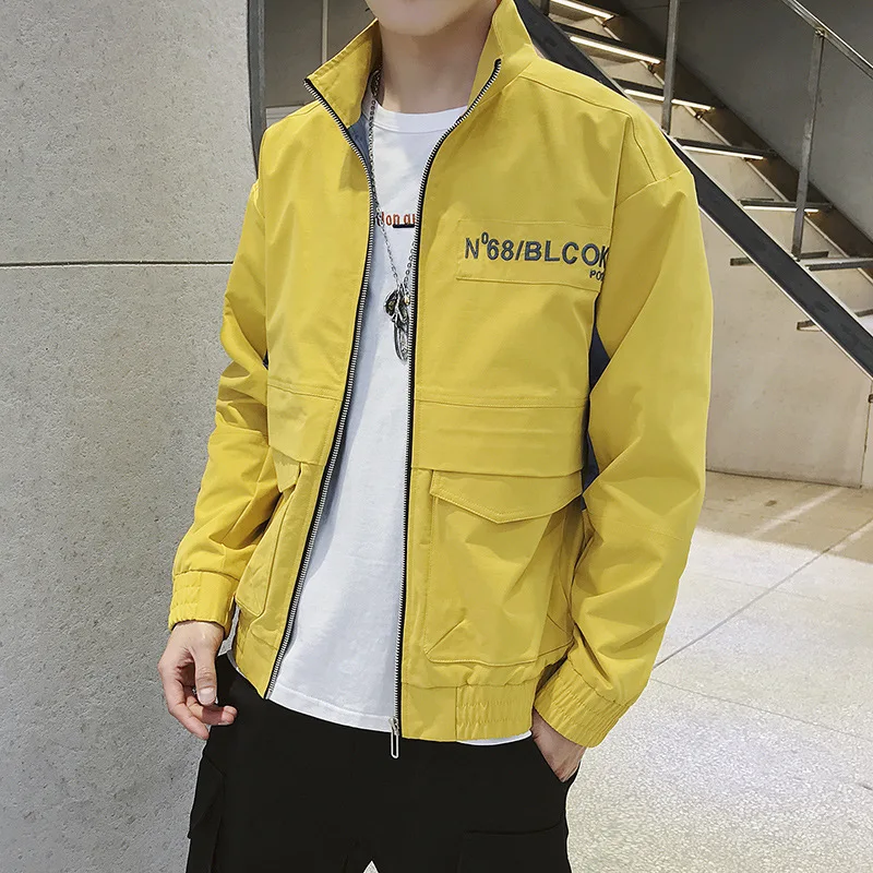 

2019 New Style Spring And Autumn MEN'S Jacket Spring Versatile Casual Coat Korean-style Trend Youth Workwear Clothes Men's