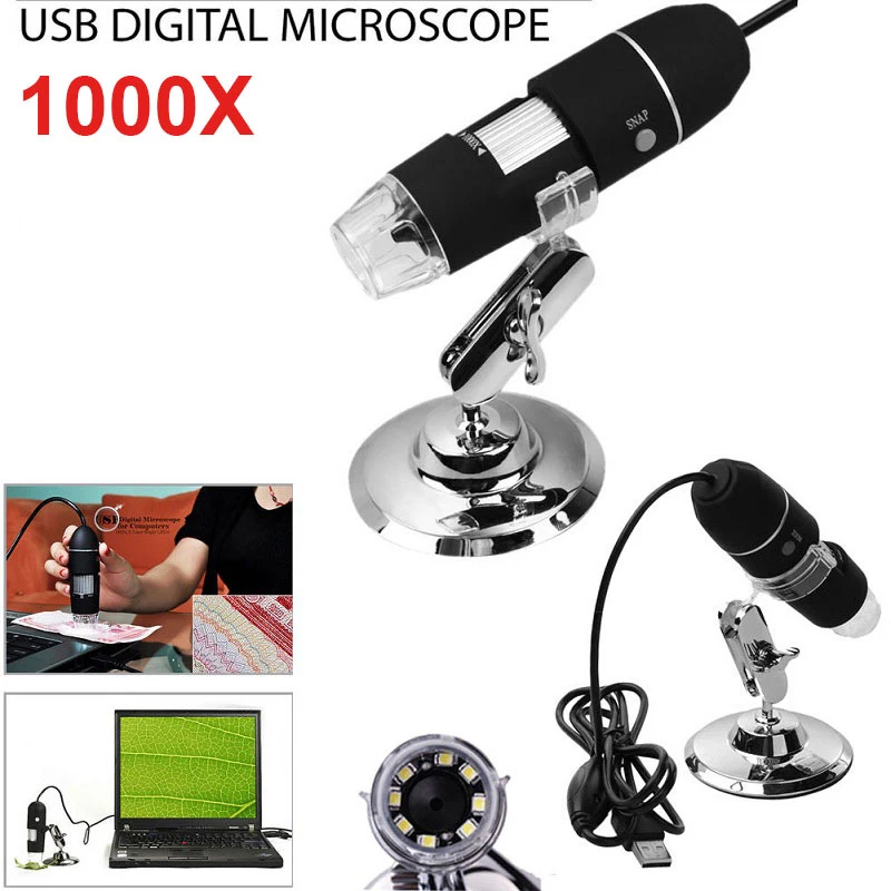 Ручной эндоскоп 1000X 8LED Ear Cleaning Tool контроль в реальном времени видео портативный эндоскоп компьютеры фотографии