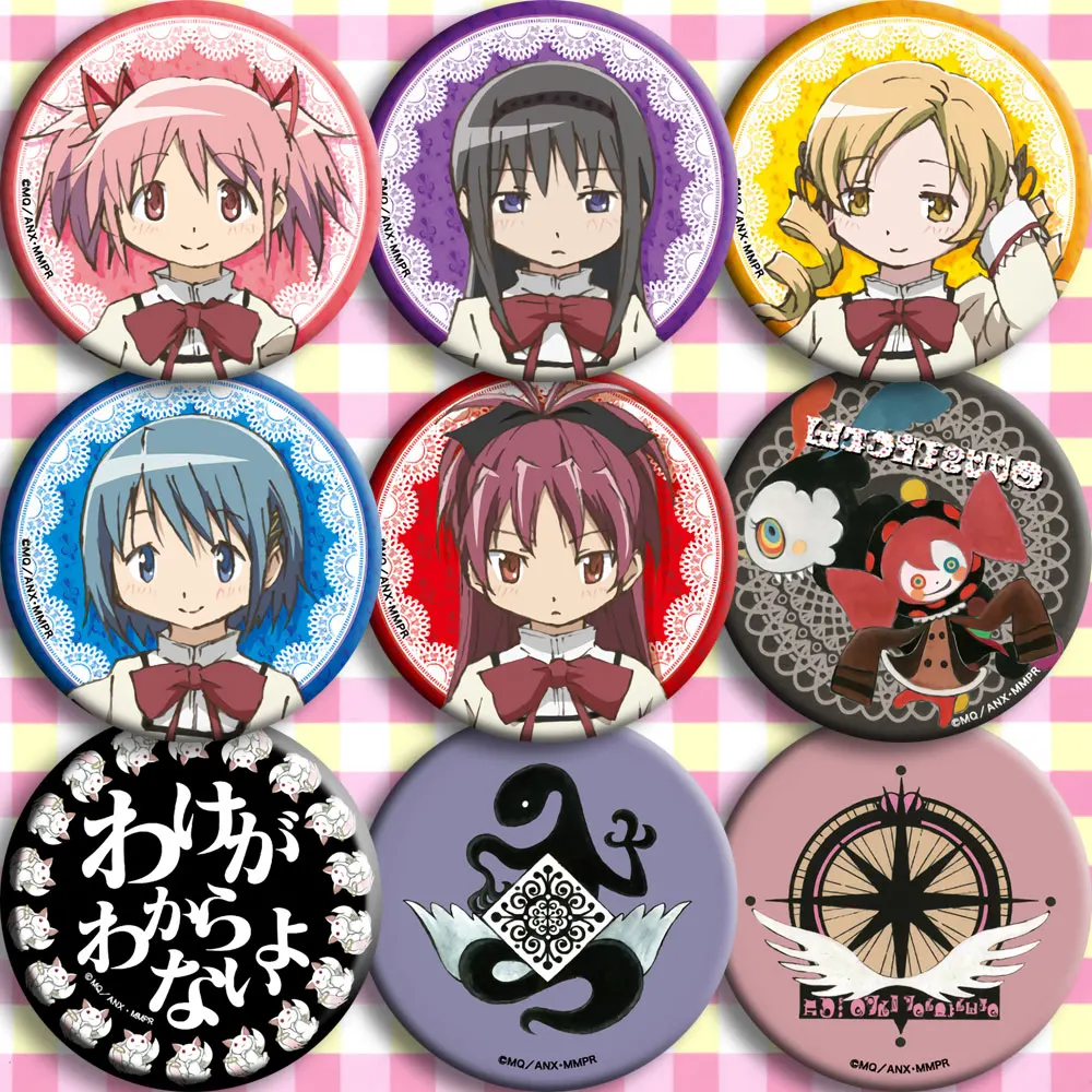Японское аниме Puella Magi Madoka Magica Ilia значок косплея Коллекция мультфильмов рюкзаки