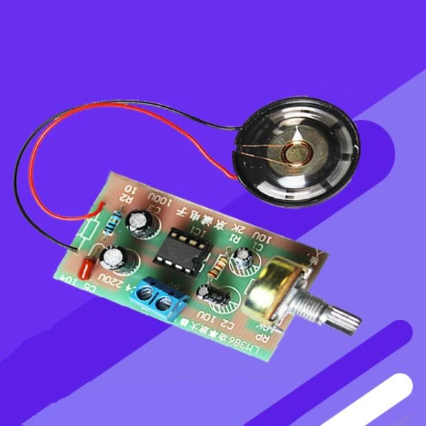 Lm386 Power Amplifier Kit / Electronic Circuit Making / Diy Kit / Lm386