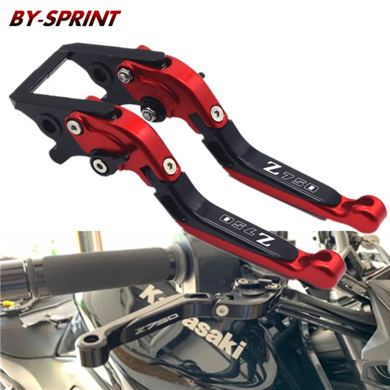 Для KAWASAKI Z750 Z 750 2007-2012 Мотоцикл с ЧПУ аксессуары рычаги тормоза сцепления Регулируемые складные выдвижной