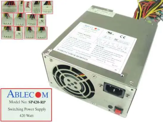 Ablecom SP420 RP блок питания для сервера 420 Вт|server power supply|supply powerpower supply unit |