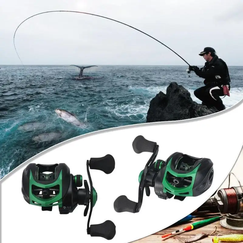 High Speed Bait Casting Fishing Reel 20 19 Ball Bearings 9.1:1 8.1:1 Lure Fish Wheel Fishing Accessories