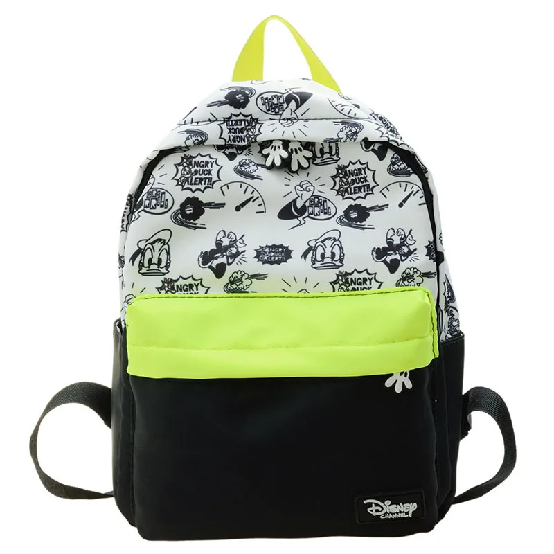 Disney Cartoon Donald Duck Fashion Backpack Bags For Kids Mickey Mouse Cute Handbags Girls Daisy Kindergarten Travel Hanbags New