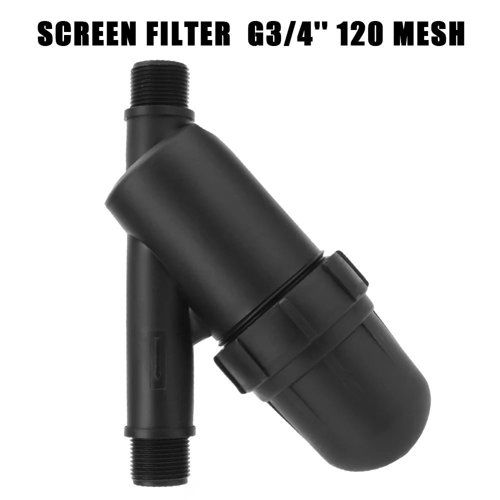 Sprayer Water Filters 120 Mesh Garden Watering Screen Filter 3/4 Inch Stainless Steel Net Irrigation Drip Fountain Tools garden watering filter