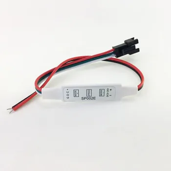 

SP002E Mini 3keys RGB controller DC5V 12V 24V dimmer for WS2811 WS2812B WS2813 APA102 Pixels led strip lilght