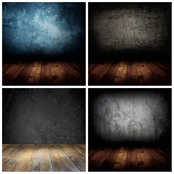 

Laeacco Dark Color Gradient Solid Color Texture Wooden Board Baby Child Party Portrait Photo Background Photography Backdrop