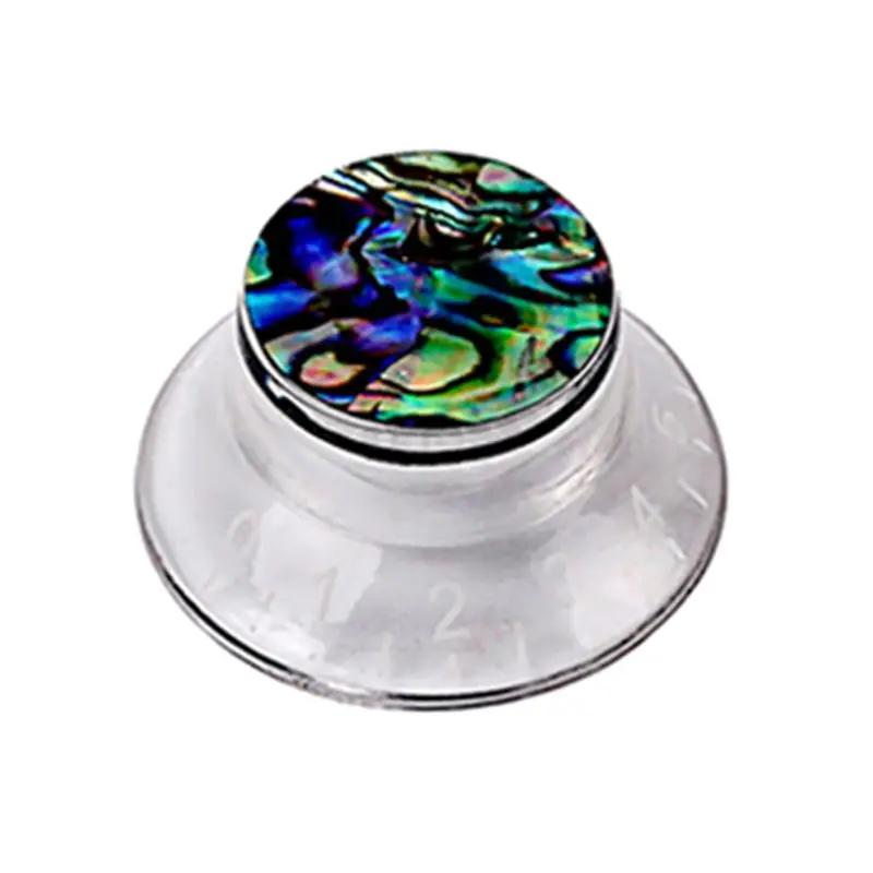 

3Pcs Transparent Speed Control Knobs for Electric Guitar Speaker Parts Replaceme
