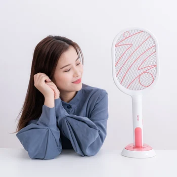

Electric Swatter Zapper USB Rechargeable Insect Racquet Mosquito Swatter Kill Fly Bug Zapper Killer Trap Home Indoor Outdoor