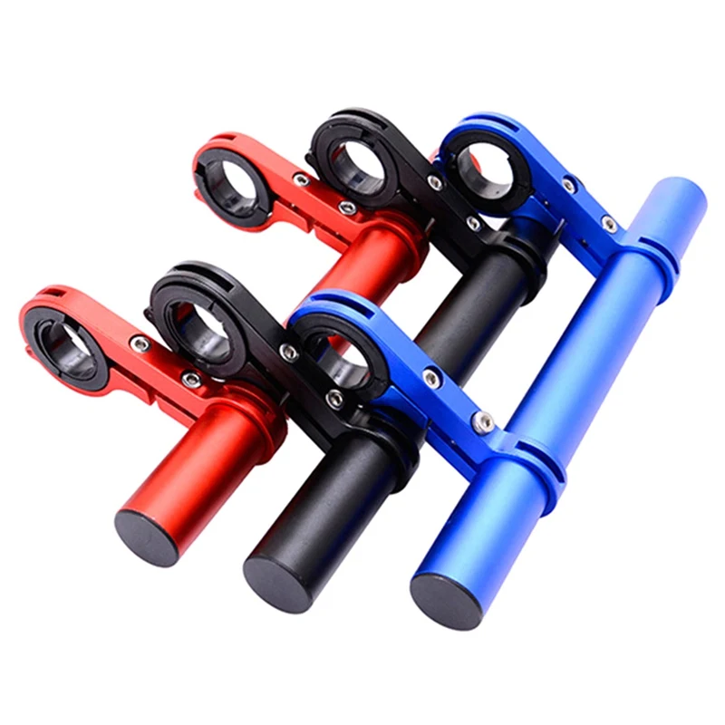 

Bicycle Handlebar Extended Bracket Bike Headlight Mount Bar Lantern Lamp Support Rack Alloy Fiber Stand Computer Holder