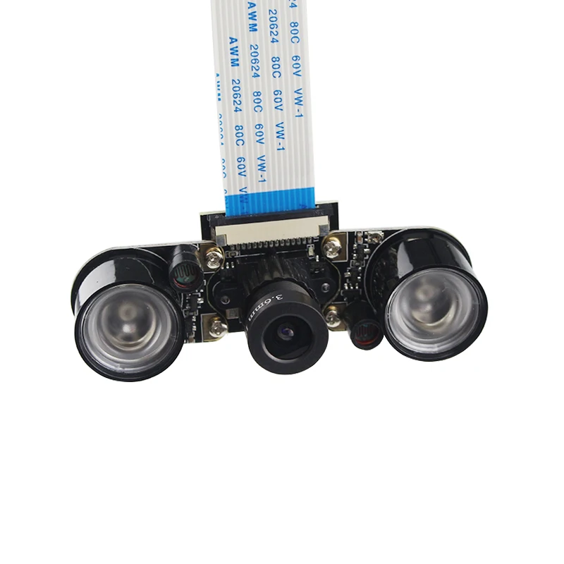 5MP Raspberry Pi 4 фокусное расстояние камеры Регулируемая камера ночного видения+ ИК-датчик светильник+ держатель для Raspberry Pi 4 Модель B/3B+/3B/Zero