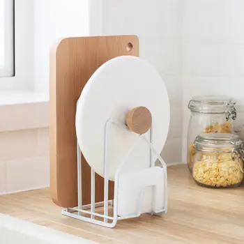 

Multi Layer Kitchen Chopping Cutting Board Holder Pot Lid Organizer Rack Shelf 11UA
