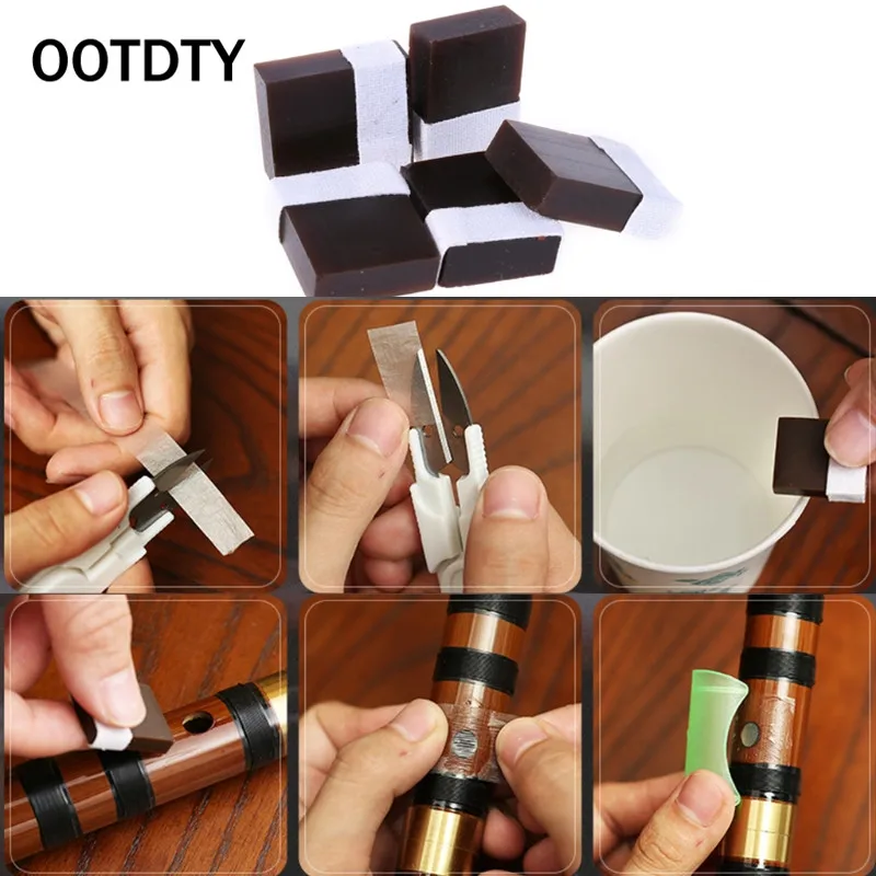 OOTDTY Solid Flute Diaphragm Glue for Traditional Bamboo Metal Flute Chinese Dizi Parts