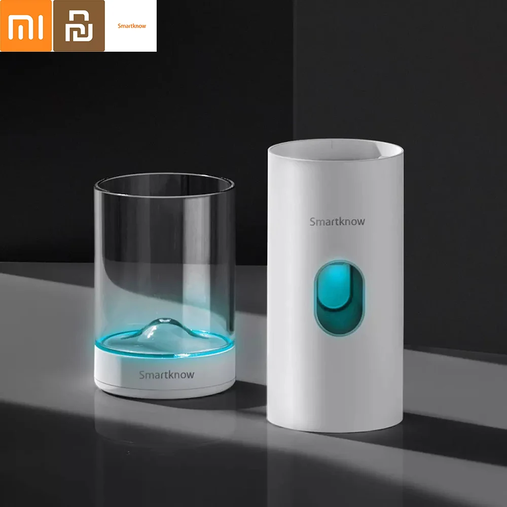 

Smartknow Automatic Induction Toothpaste Machine Sterilization Brushing Cup Toothpaste Squeezer Travel Clean From Xiaomi Youpin