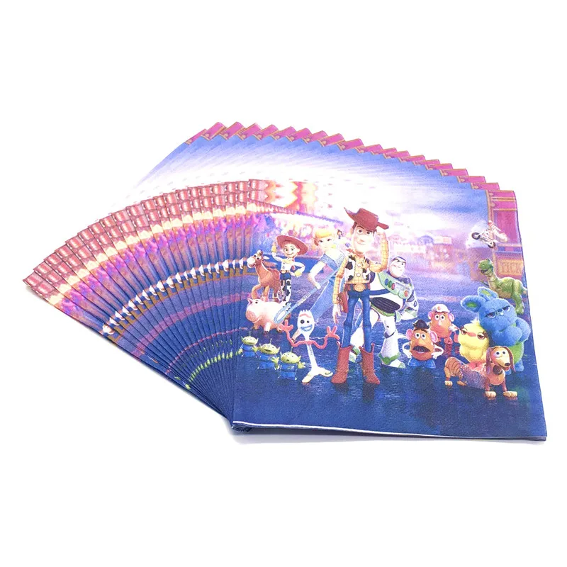 20 штук Disney История игрушек 16*16 см салфетки для девочек День рождения