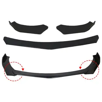 

Universal Car Modified Front Bumper Canard Lip Splitter Body Shovels Protector Auto Bumper Lip Splitter