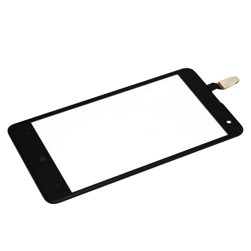 4.7 "Per Lumia N625 Touch Screen Per Nokia Lumia 625 N625 Touch Digitizer Sensor Lente Del Pannello Frontale In Vetro Nero Parti Del Telefono Cellular