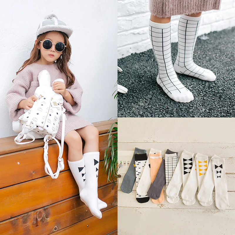 

CHILDREN'S Socks zhuo shang mian pin Children's Socks Autumn & Winter INS Hot Selling Men And Women Children Bow Tube Socks