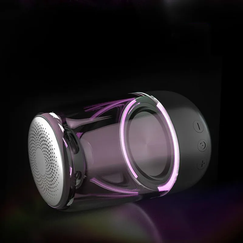 Миниатюрный внутренний/наружный беспроводной Bluetooth динамик C7 со светодиодными