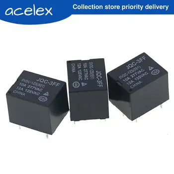 

5Pcs 10A Relay HF3FF-JQC-3FF- 5VDC-1ZS 12VDC-1ZS 24VDC-1ZS(551) DIP5 5V 12V 24V DC