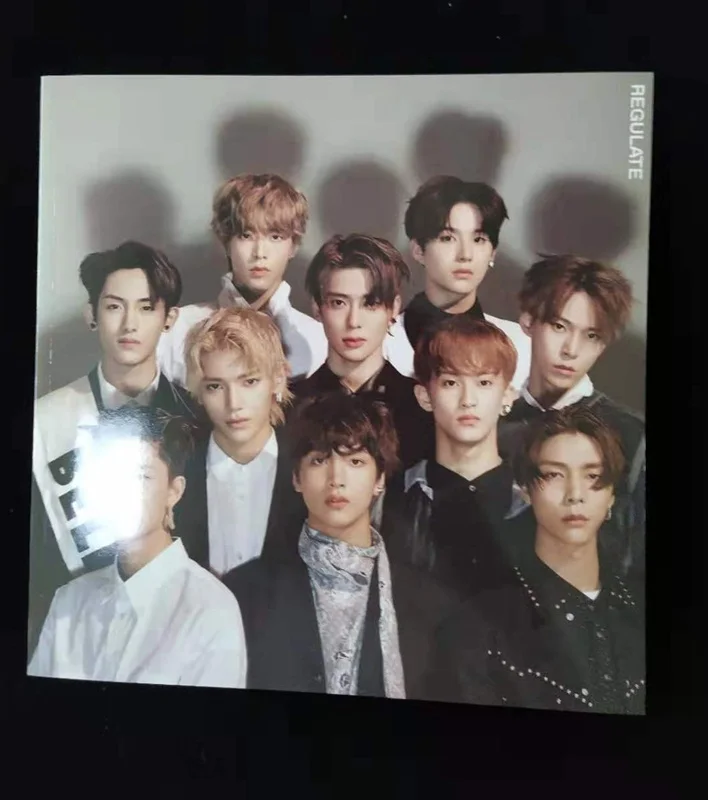Подписанный NCT 127 NCT127 autographed1st следующий альбом регулирует CD + фото Обложка выбрана