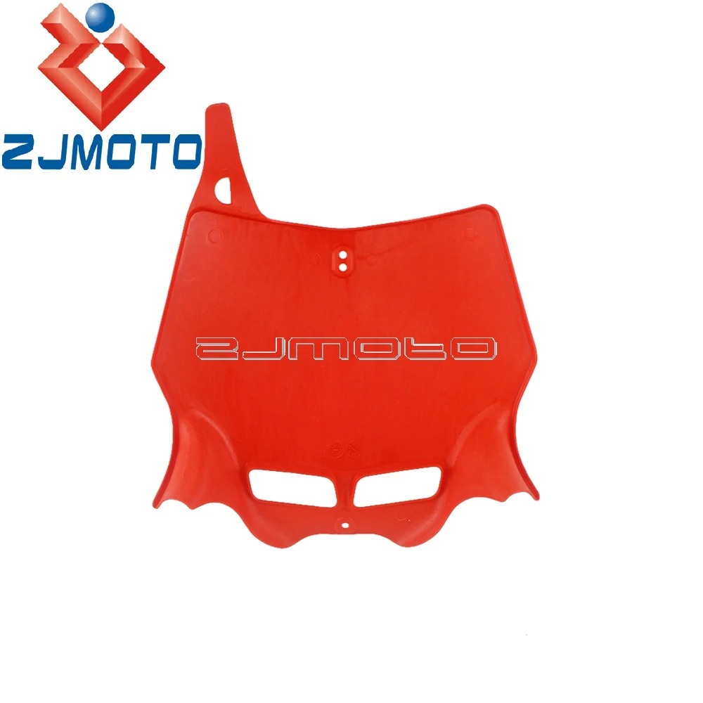 Универсальный Мотоцикл Мотокросс красный передний номерной знак для Honda XR CR CRF 230 250 450 650