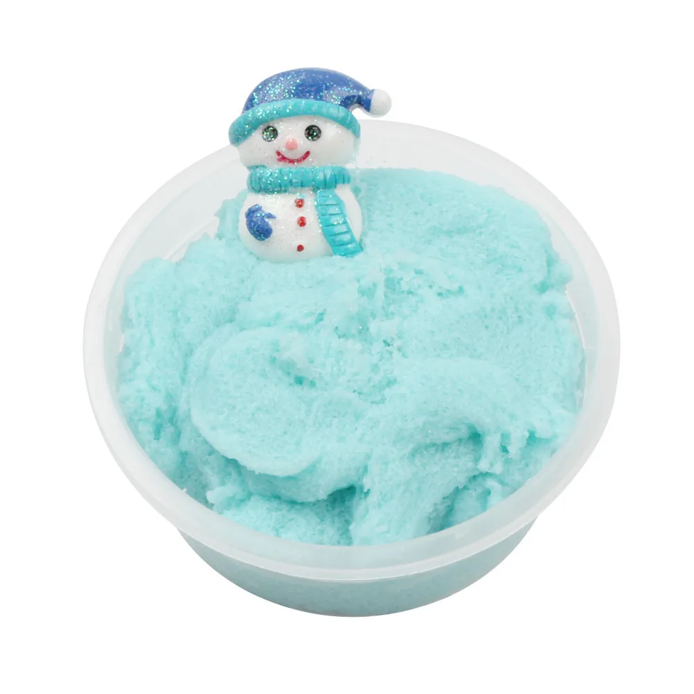 Colorful Mixing Cloud Cotton Candy Slime Fluffy Polymer Anti Stress Slime Sludge Cotton Mud Toy Toys For Children #A