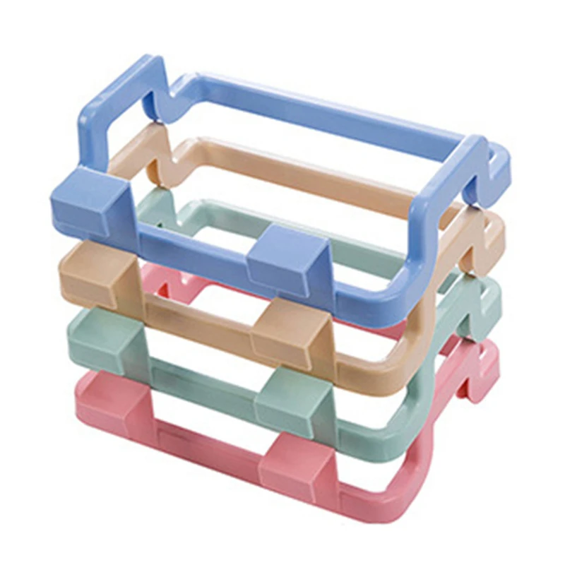 Kitchen Trash Bag Hanger Cupboard Cabinet Door Back Garbage Holder Organizer Rubbish Storage Assisted Tool 4colors | Дом и сад